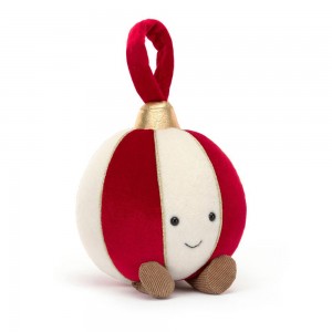 Amuseables Jellycat Bauble 16cm x 12cm x 12cm Rojos | México 9143RDOMU