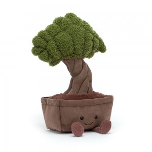 Amuseables Jellycat Bonsai Tree 38cm x 18cm x 13cm Verdes | México 2318FOTQV