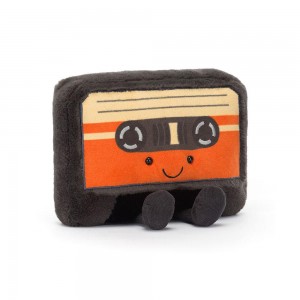 Amuseables Jellycat Cassette Tape 20cm x 18cm x 7cm Negros | México 0498OVFHA