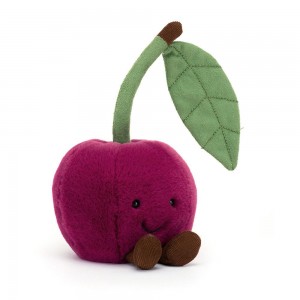 Amuseables Jellycat Cherry 12cm x 10cm x 9cm Rojos | México 7248RMXWG