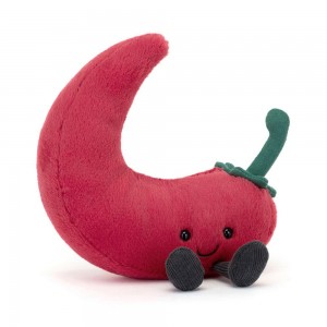 Amuseables Jellycat Chilli Pepper 17cm x 13cm x 5cm Rojos | México 8470VLNED