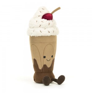 Amuseables Jellycat Chocolate Milkshake 27cm x 7cm x 7cm Marrom | México 0893KBIPT