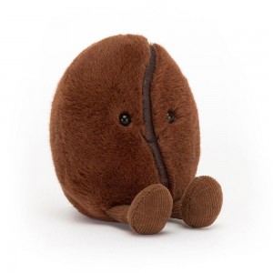 Amuseables Jellycat Coffee Bean 13cm x 8cm x 6cm Marrom | México 6187NHGMD