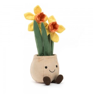 Amuseables Jellycat Daffodil Pot 29cm x 11cm x 11cm Amarillos | México 9562FXHDM