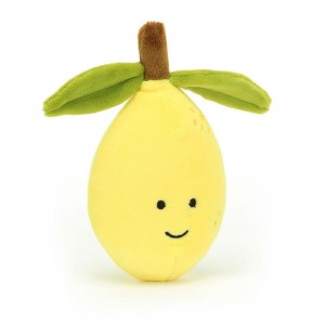 Amuseables Jellycat Fabulous Fruit Lemon 14cm x 8cm x 4cm Amarillos | México 8694VRXWE