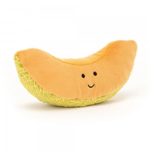 Amuseables Jellycat Fabulous Fruit Melon 8cm x 17cm x 7cm Naranjas | México 7461VYOCD