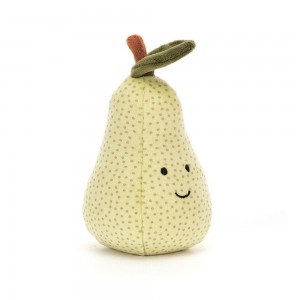 Amuseables Jellycat Fabulous Fruit Pear 11cm x 7cm x 7cm Verdes | México 6902WKYBD