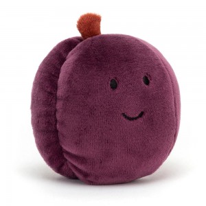 Amuseables Jellycat Fabulous Fruit Plum 6cm x 7cm x 6cm Morados | México 0789GDNJC
