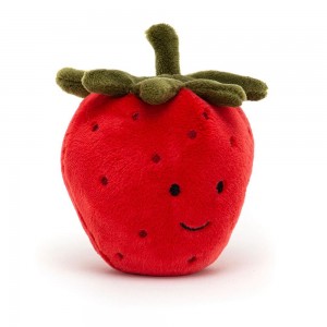 Amuseables Jellycat Fabulous Fruit Strawberry 8cm x 7cm x 6cm Rojos | México 5409SGLXP