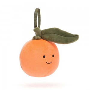 Amuseables Jellycat Festive Folly Clementine 13cm x 8cm x 6cm Naranjas | México 7154ZTEHF
