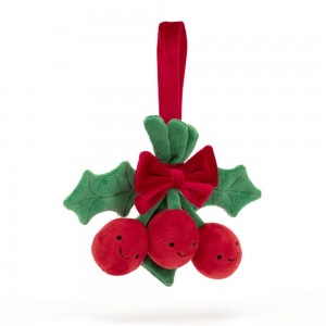 Amuseables Jellycat Holly 15cm x 19cm x 4cm Rojos | México 2403FINTY