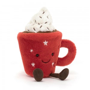 Amuseables Jellycat Hot Chocolate 24cm x 9cm x 8cm Rojos | México 5093XKGZC