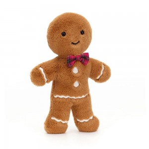 Amuseables Jellycat Jolly Gingerbread Fred 20cm x 6cm x 3cm Marrom | México 0467CEPKT