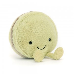Amuseables Jellycat Max Macaron 12cm x 10cm x 5cm Verdes | México 9356LRPFU