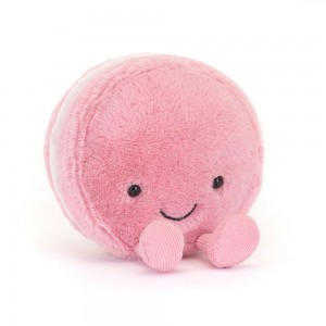 Amuseables Jellycat Mia Macaron 12cm x 10cm x 5cm Rosas | México 7196CAEVO