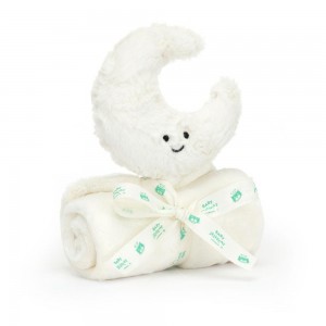 Amuseables Jellycat Moon Soother 10cm x 34cm x 34cm Blancos | México 1748MXDOZ