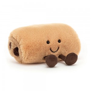 Amuseables Jellycat Pain Au Chocolat 9cm x 15cm x 9cm Beige | México 9032JQRIG