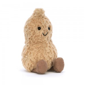 Amuseables Jellycat Peanut 15cm x 7cm x 6cm Marrom | México 0813PYLJT