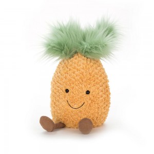 Amuseables Jellycat Pineapple 28cm x 15cm x 13cm Amarillos | México 0495KMIHS