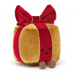 Amuseables Jellycat Present 13cm x 11cm x 11cm Amarillos | México 7063EGKXV