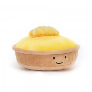 Amuseables Jellycat Pretty Patisserie Tarte Au Citron 7cm x 10cm x 8cm Amarillos | México 9462QETNC