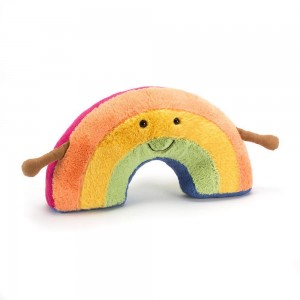 Amuseables Jellycat Rainbow 17cm x 32cm x 9cm Amarillos | México 0395CNVUO