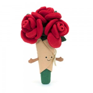 Amuseables Jellycat Rose Bouquet 30cm x 17cm x 6cm Rojos | México 6453AGSEU