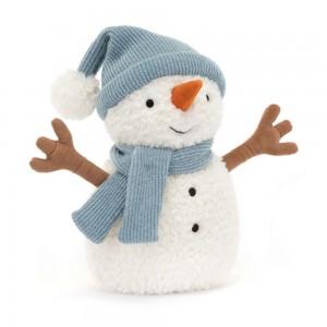 Amuseables Jellycat Sammie Snowman 22cm x 13cm x 11cm Blancos | México 8374RYIXA