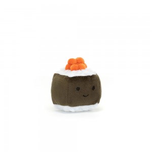Amuseables Jellycat Sassy Sushi Hosomaki 5cm x 5cm x 5cm Verdes | México 6495GJZIB
