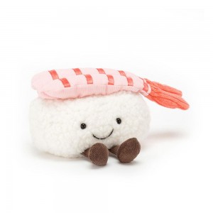 Amuseables Jellycat Silly Sushi Nigiri 11cm x 11cm x 7cm Blancos | México 1843REPUT