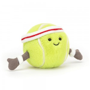 Amuseables Jellycat Sports Tennis Ball 9cm x 9cm x 9cm Verdes | México 8461ZQKEO