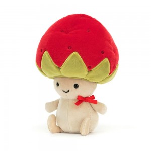 Amuseables Jellycat Straw-Beret Sallie 17cm x 12cm x 6cm Rojos | México 5318CASQL