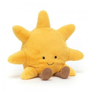 Amuseables Jellycat Sun 31cm x 30cm x 11cm Amarillos | México 5012GFQVL