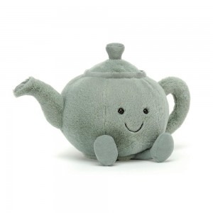 Amuseables Jellycat Teapot 20cm x 18cm x 16cm Verdes | México 1627BORFX