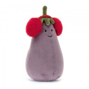 Amuseables Jellycat Toastie Vivacious Aubergine 16cm x 9cm x 8cm Morados | México 2470NFXDS
