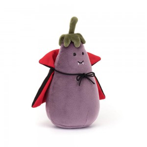 Amuseables Jellycat Vivacious Aubergine Vampire 16cm x 9cm x 9cm Morados | México 5728NDBSA