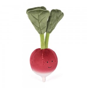 Amuseables Jellycat Vivacious Vegetable Radish 19cm x 8cm x 6cm Rojos | México 1370GYZKU