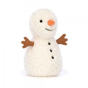 Amuseables Jellycat Wee Snowman 13cm x 7cm x 7cm Blancos | México 5416QITHJ