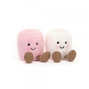 Amuseables Jellycat and White Marshmallows 9cm x 15cm x 5cm Rosas | México 4536YHPBX