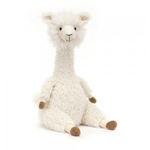 Animals Jellycat Alonso Alpaca 41cm x 20cm x 17cm Blancos | México 4629ZHWUV