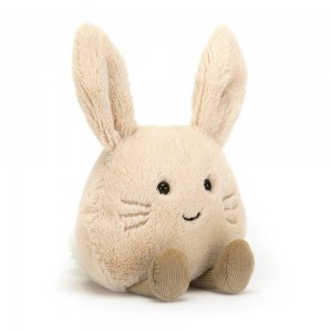 Animals Jellycat Amuseabean Bunny 4.7in x 3.5in x 2.4in Marrom | México 0652YPZBN