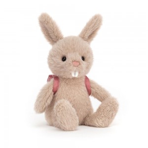 Animals Jellycat Backpack Bunny 22cm x 9cm x 8cm Marrom | México 6132EWYIF