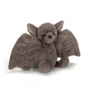 Animals Jellycat Bashful Bat 18cm x 9cm x 8cm Negros | México 1452YIHWL