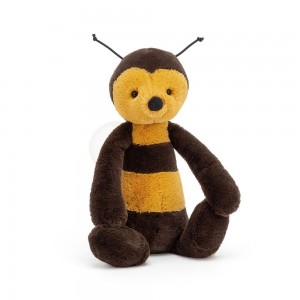 Animals Jellycat Bashful Bee 31cm x 12cm x 9cm Negros | México 6245APBTE