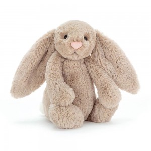Animals Jellycat Bashful Bunny 12.2in x 4.7in x 3.5in Beige | México 9274FLTGY