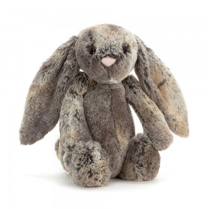 Animals Jellycat Bashful Cottontail Bunny 31cm x 12cm x 9cm Marrom | México 2403BFRQL