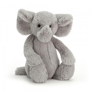 Animals Jellycat Bashful Elephant 31cm x 12cm x 9cm Grises | México 3572XBFOH