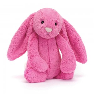 Animals Jellycat Bashful Hot Bunny 31cm x 12cm x 9cm Rosas | México 2635WIOBT