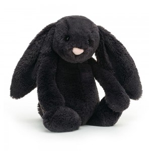 Animals Jellycat Bashful Inky Bunny 31cm x 12cm x 9cm Negros | México 4109JLYZT