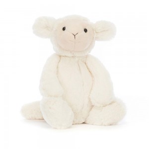 Animals Jellycat Bashful Lamb 31cm x 12cm x 9cm Blancos | México 4956QLIOP